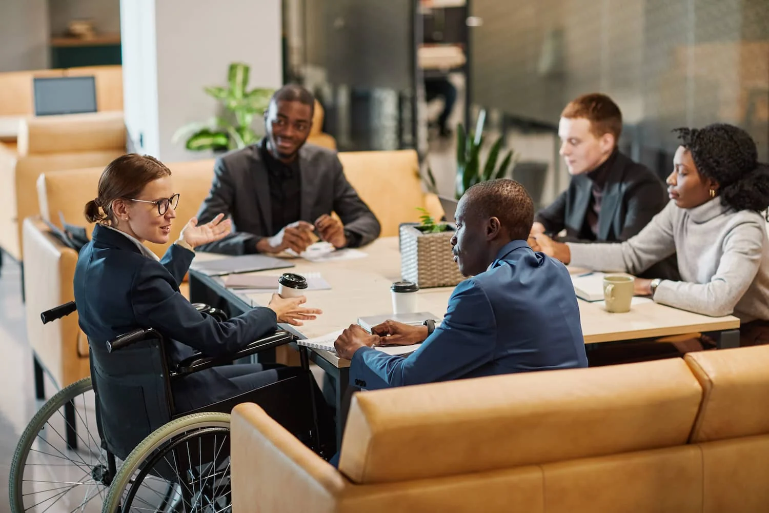 Modern corporate boardroom in South Africa used by Asanda Talent Solutions clients